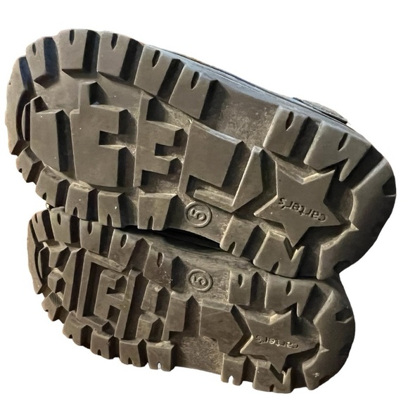 Carter’s Kid's Easy On/Off Duck Boot Gray Blue Orange Size 5M - Picture 8 of 12